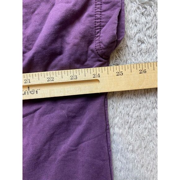 Garnet Hill Shirt Womens Extra Large Purple Ombre Organic Oversized Spandex Lady - Picture 6 of 8